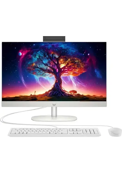 HP ProOne 240 G10 23.8'' Beyaz i5-1335U 16GB 512SSD FDOS AIO PC