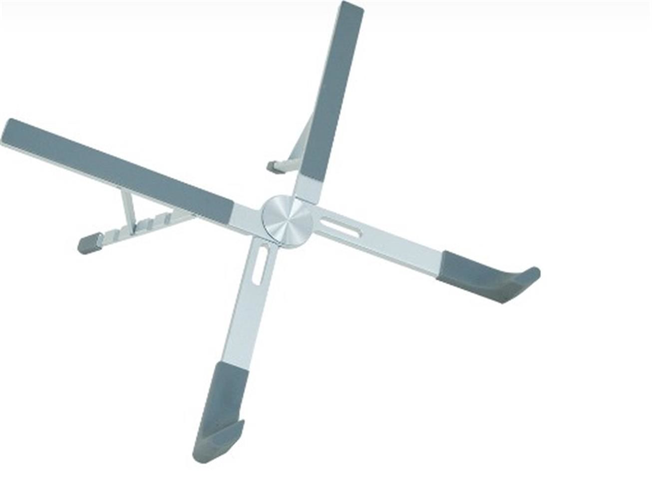 Frisby FNC‑5140ST Taşınabilir Katlanır Alüminyum Tablet‑Notebook‑Laptop Stand (10'' ~ 17.3'') Gümüş 5 Kademe Ayarlanabilir Yükseklik + Taşıma Kılıfı