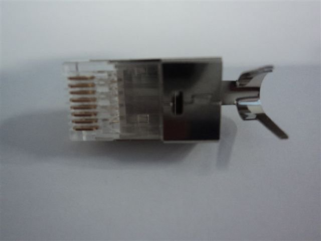 HCS J06-00804 Cat6 FTP RJ45 Korumalı Modüler Konnektör (Katı İletkenli Kablolar İçin)