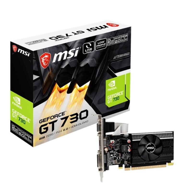 MSI GeForce N730K-2GD3/LP GT730 2GB DDR3 64-Bit Ekran Kartı