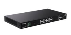 Tenda TEG2220P-16-250W 16-Port Gigabit 2-SFP Cloud Yönetilebilir PoE Switch