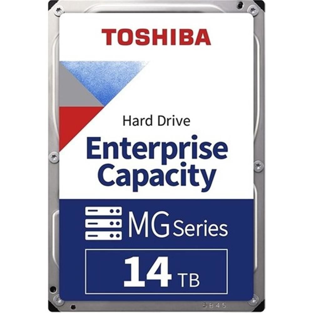 Toshiba MG09ACA14TE 14TB Enterprise HDD 3.5″ SATA III 6 Gb/s 7200 RPM 512 MB Cache Helium‑Sealed 24/7 Veri Merkezi Sınıfı Sabit Disk