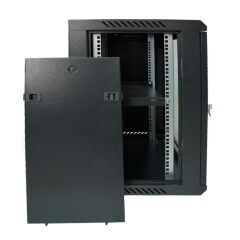 Racksan MT-6616S 16U Duvar Tipi Kabinet (640-600-600) Raf+Fan+Priz