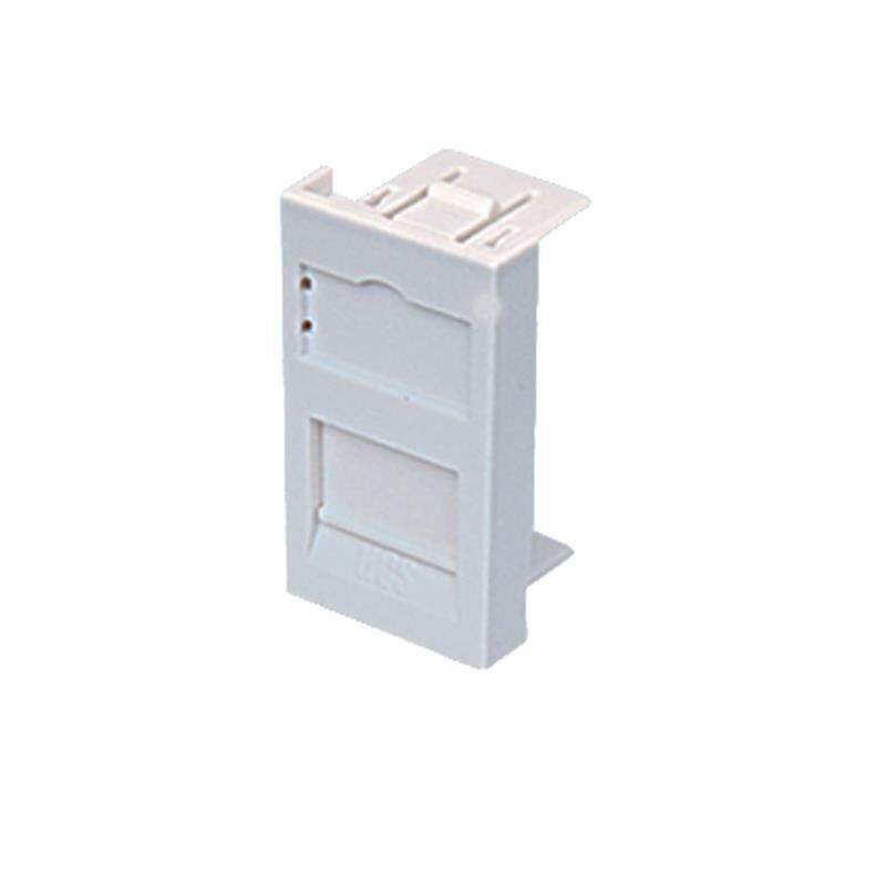 HCS W00-30201 Shutter’lı ve Renkli İkonlu Fransız Tipi 1/2 Kapak 22,5×45 mm – HCS Century™ Ömür Boyu Garanti, DoubleSafe™ Kalite Programı ile