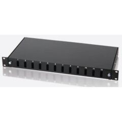 Uranium PPR12PSCDX 12‑Port Fiber Optik SC Duplex RAL9005 1U Rack Mount Patch Panel  html Kopyala Düzenle