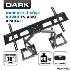 Dark DK-AC-VT32 37’’-70’’ Hareketli Köşe-Duvar TV Askı Aparatı