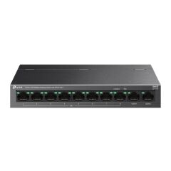 TP-Link LiteWave LS110P 10 Port 10/100 Mbps 8 Port PoE+ Unmanaged Masaüstü Metal Switch