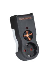 Tunçmatik TSK5079 1li Enerji Koruma Powersurge 1li Siyah priz 525 JOULE
