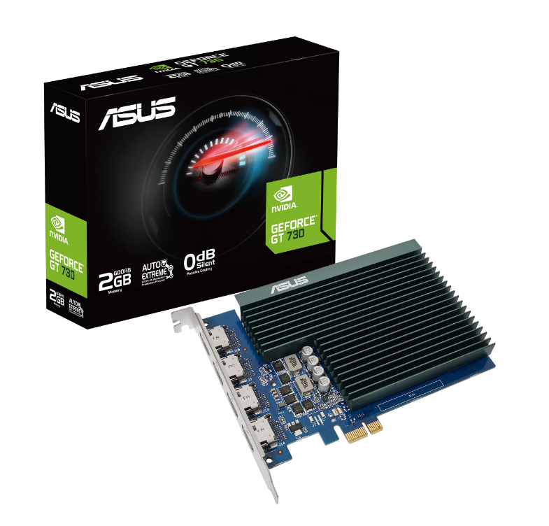 Asus GeForce GT 730 2GB GDDR5 64 Bit 4x HDMI Low Profile Ekran Kartı (GT730-4H-SL-2GD5)