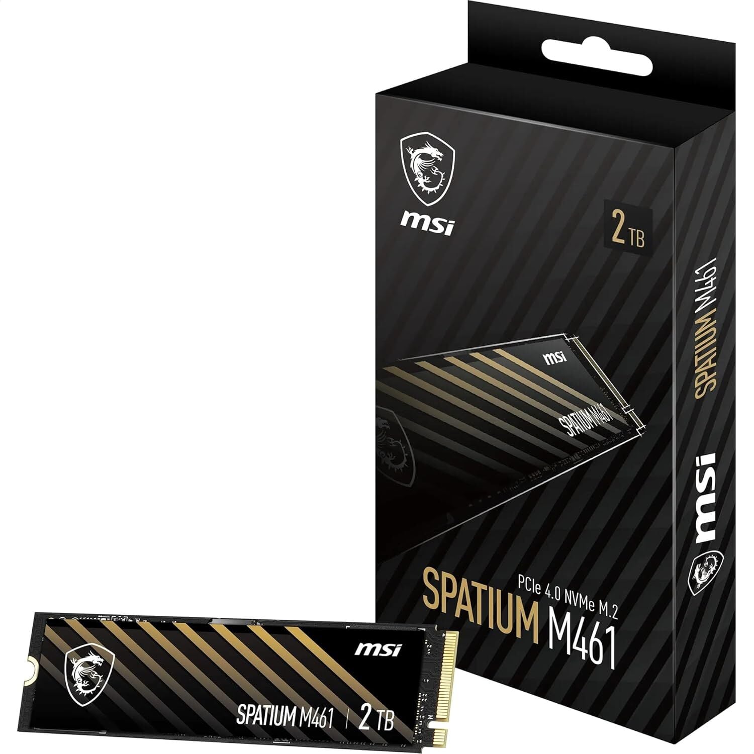 MSI SPATIUM M461 2TB NVME M.2 SSD