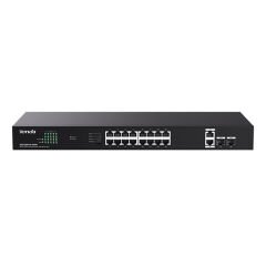 Tenda TEG1120P-16-250W 16 Port Gigabit PoE+ 2 Port RJ45 Uplink 2 Port SFP 250W Rackmount Switch