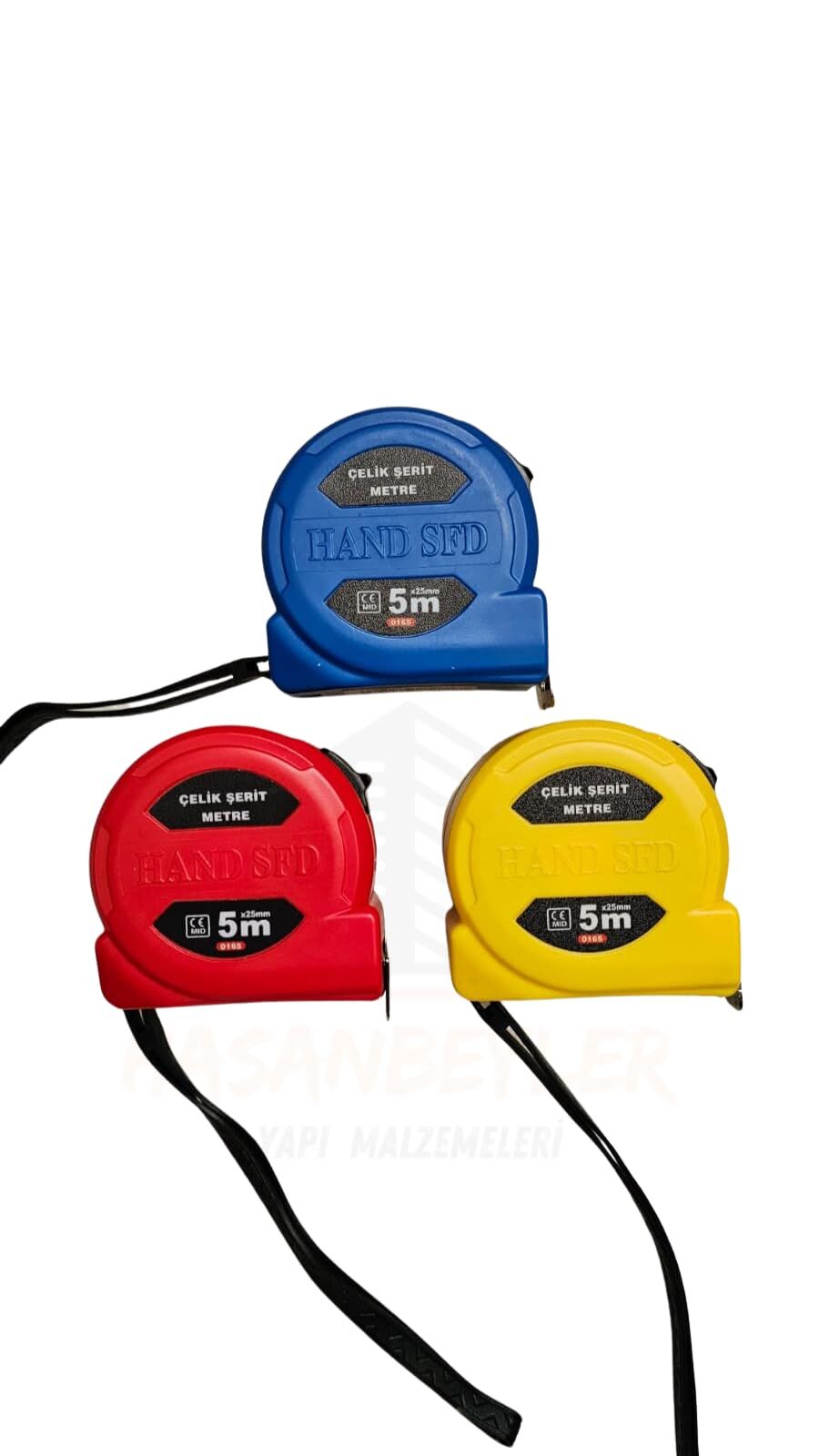 Meşem Çelik Şerit Metre 5x25 Mm Sm-067 152