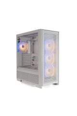 AIGO AIRNOVA Beyaz 850W 80+ Bronze 7 Fanlı ARGB Mid Tower Kasa