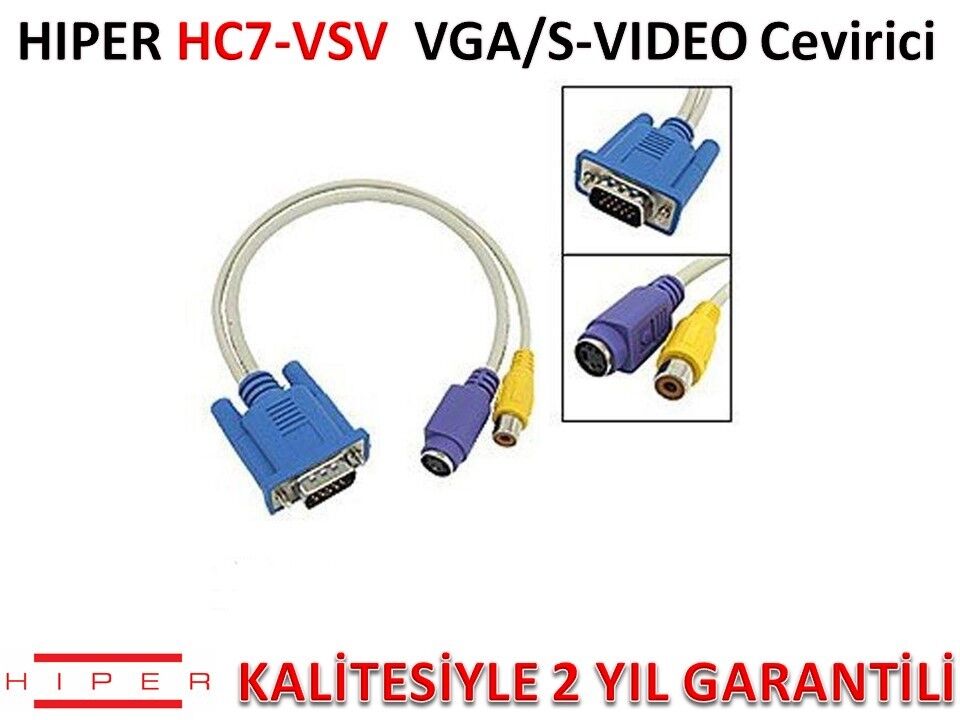 HIPER HC7-VSV VGA / S-Video Çevirici Adaptör