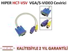 HIPER HC7-VSV VGA / S-Video Çevirici Adaptör