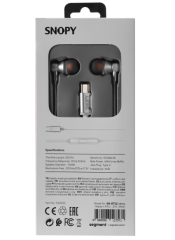 Snopy SN-BT22 Type-C Telefon Uyumlu Beyaz Mikrofonlu Kablolu Kulaklık Hi-Fi Ses Mikrofonlu Kulak İçi Kulaklık