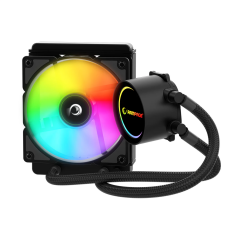 Rampage Infinite C120 Siyah 120mm ARGB PWM Fanlı Intel LGA1700 / AMD AM5 Uyumlu Sıvı İşlemci Soğutucu