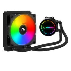 Rampage Infinite C120 Siyah 120mm ARGB PWM Fanlı Intel LGA1700 / AMD AM5 Uyumlu Sıvı İşlemci Soğutucu