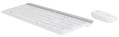 Logitech MK470 Slim Wireless Combo Beyaz Türkçe Q Kablosuz Klavye Mouse Seti 920-009436