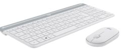 Logitech MK470 Slim Wireless Combo Beyaz Türkçe Q Kablosuz Klavye Mouse Seti 920-009436