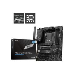 MSI PRO B760-P WIFI DDR4 Intel B760 Soket 1700 4800MHz(OC) M.2 ATX Anakart