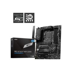 MSI PRO B760-P WIFI DDR4 Intel B760 Soket 1700 4800MHz(OC) M.2 ATX Anakart