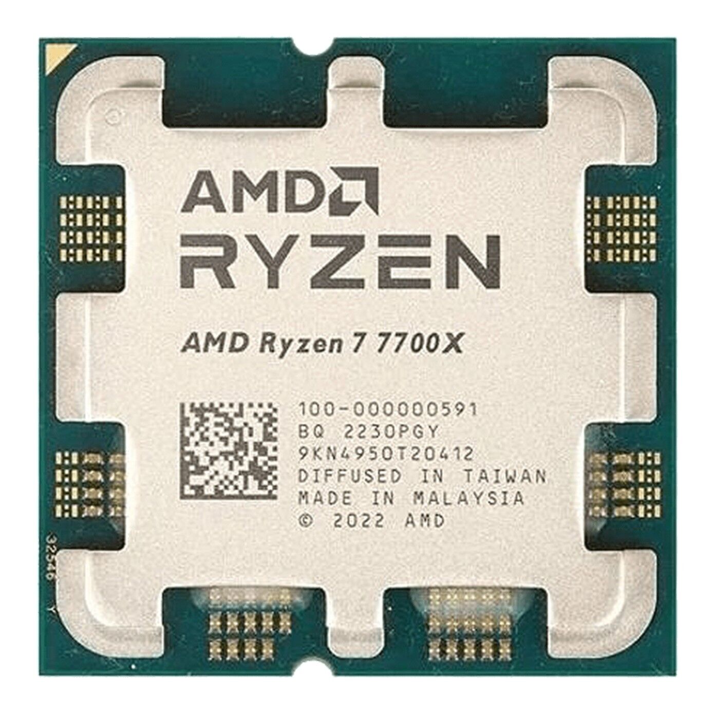 AMD Ryzen 7 7700X 4.5GHz 40MB AM5 TRAY 105W (Grafik Kart VAR, Fan YOK)