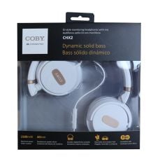 Coby Dynamic Solid Bass Beyaz Mikrofonlu Kulak İçi Kulaklık (Stereo Jack)