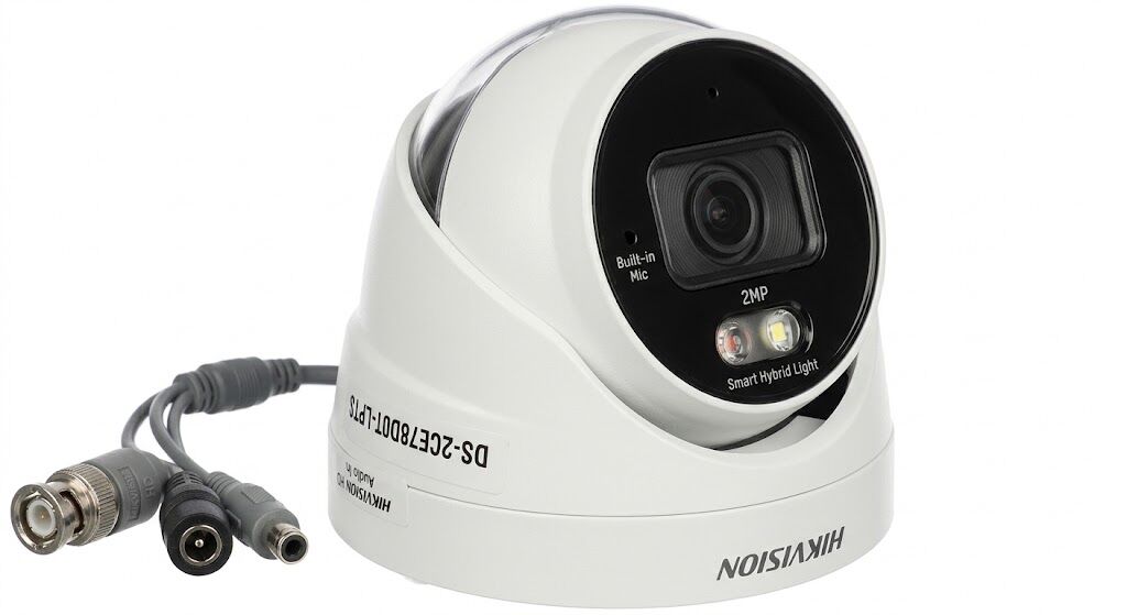 Hikvision DS-2CE78D0T-LPTS 2mp 2.8mm Smart Light Sabit Lens Sesli Dome Kamera
