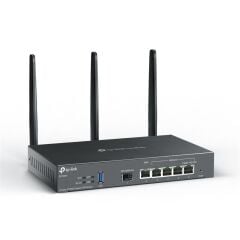 TP‑LINK OMADA ER706W AX3000 Dual‑Band WiFi 6 2402 Mbps 5 GHz + 574 Mbps 2.4 GHz 1× Gigabit SFP WAN/LAN, 1× Gigabit RJ45 WAN, 4× Gigabit RJ45 WAN/LAN & 1× USB 3.0 LTE Backup VPN Router