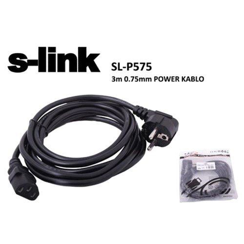 S-LINK SL-P575 3m 0.75mm Power Kablo