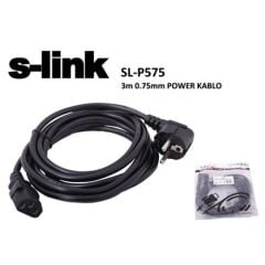 S-LINK SL-P575 3m 0.75mm Power Kablo