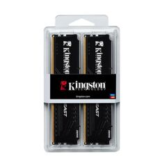 Kingston FURY Beast Black DDR5‑5600 CL36 16GB (2×8GB) EXPO/XMP 1.25 V 288‑Pin DIMM Siyah Bellek Kit KF556C36BBEK2/16TR
