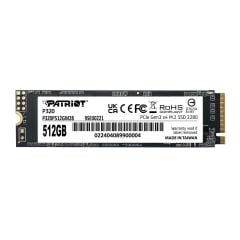 Patriot P320 512GB 3000MB-2200MB/s NVMe PCIe Gen3 x4 M.2 2280 SSD (P320P512GM28)