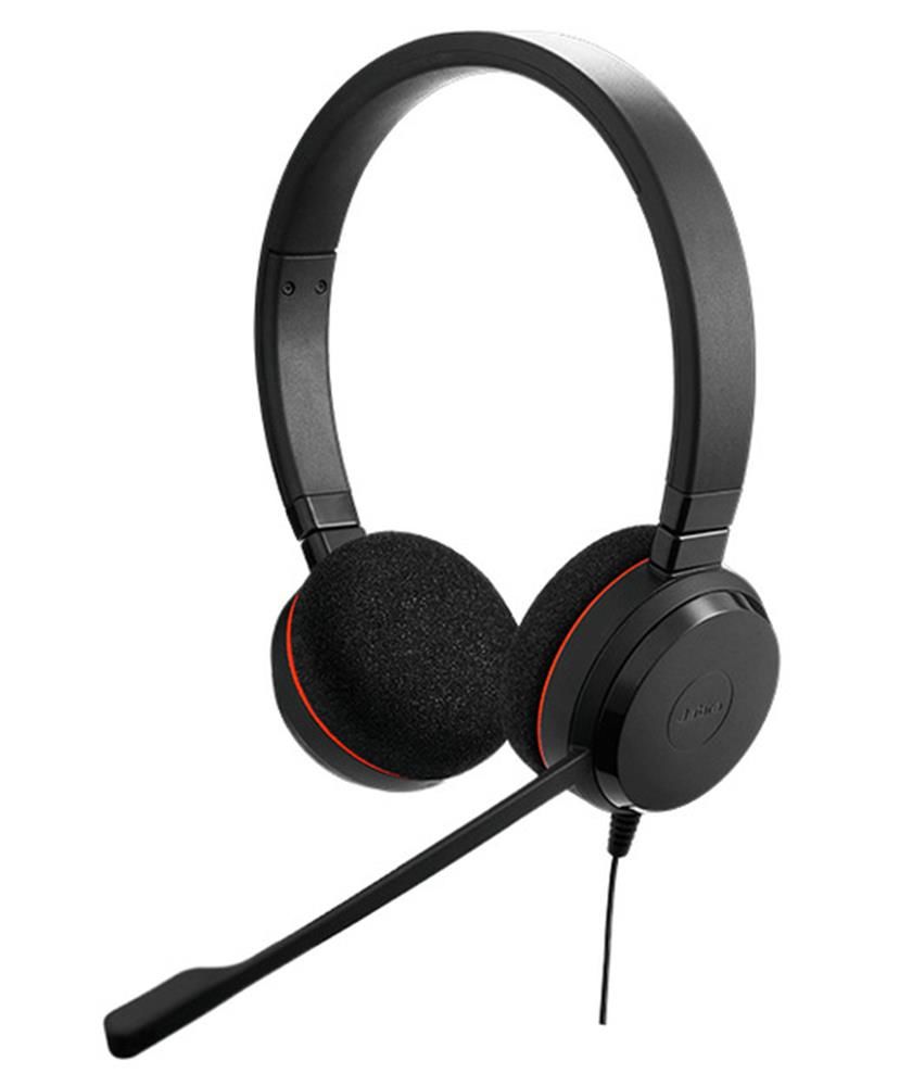 Jabra Evolve 20 MS/UC Duo USB-A Kablolu Gürültü Engelleyici (NC) Profesyonel Ofis Kulaklığı