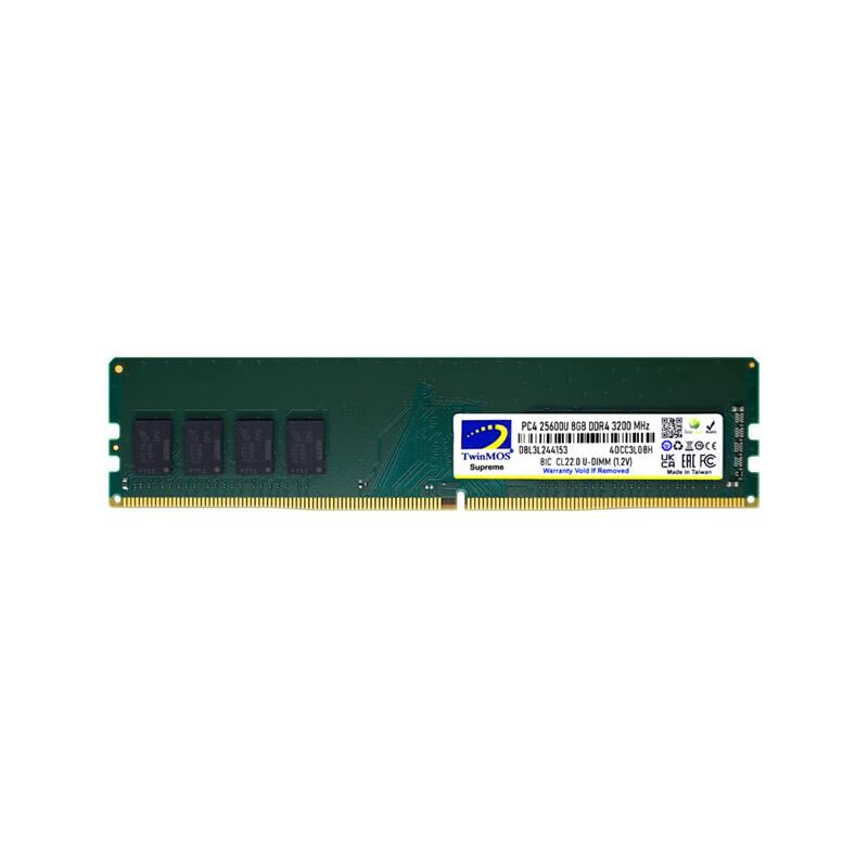 Twinmos 8GB DDR4 3200MHz CL22 1.2V Masaüstü PC RAM (MDD48GB3200D)