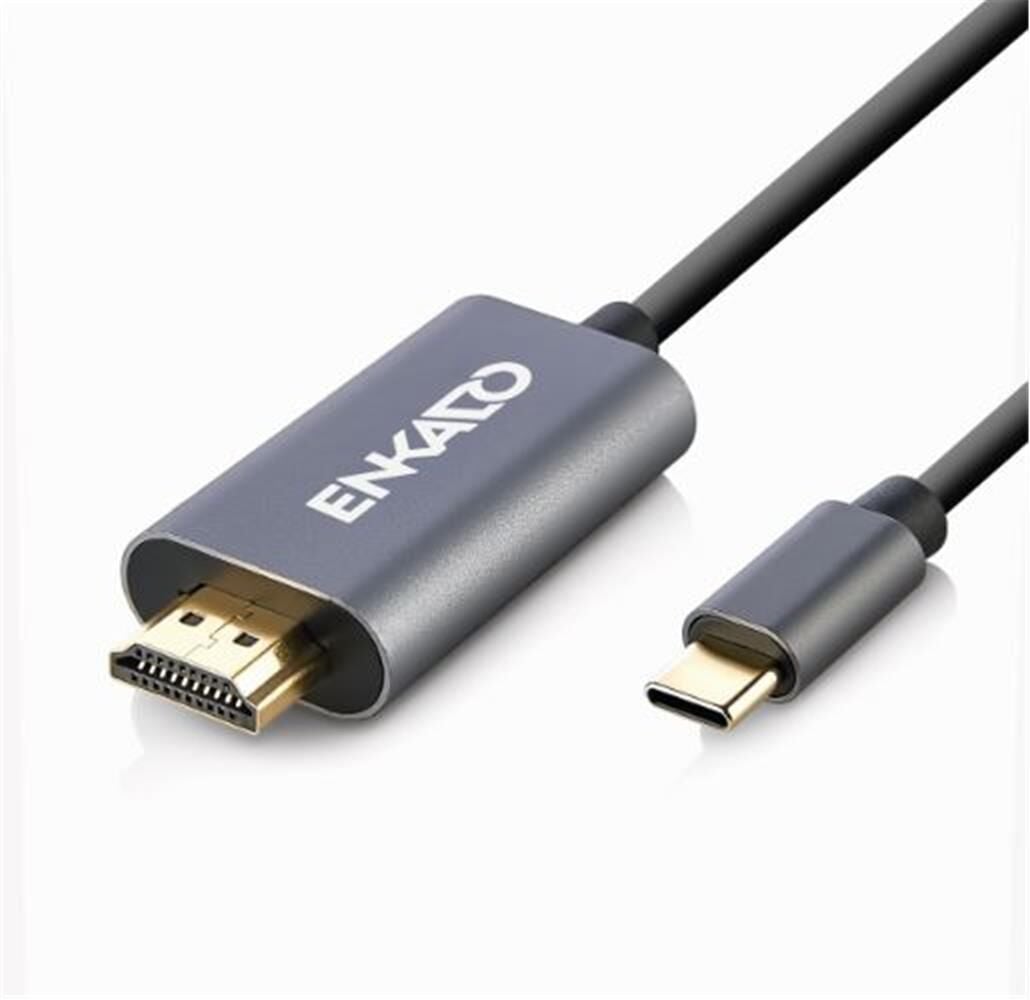 ENKADO EKD-TP40 Type-C to HDMI 4K 2K 30Hz 1.8 Metre Görüntü Aktarım Kablosu