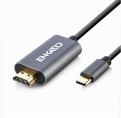 ENKADO EKD-TP40 Type-C to HDMI 4K 2K 30Hz 1.8 Metre Görüntü Aktarım Kablosu