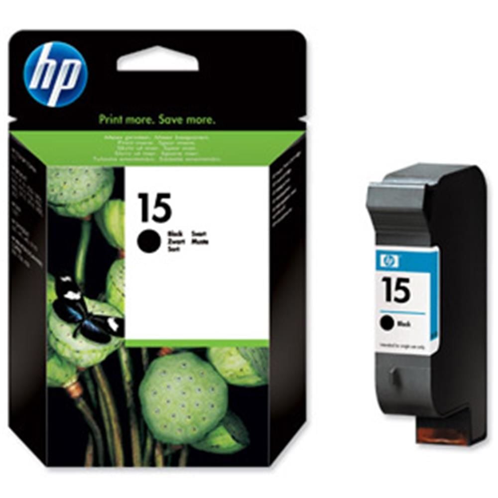 HP 15 Siyah Orijinal Mürekkep Kartuşu (C6615DE) - Deskjet / Officejet / PSC Serisi Uyumlu