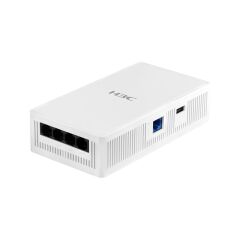 H3C 9801A3WX WA6120H 5 Port Gigabit 2.4/5 GHz 1.775 Gbps IEEE 802.11ax Wi‑Fi 6 Duvar Tipi Duvar-Priz Access Point