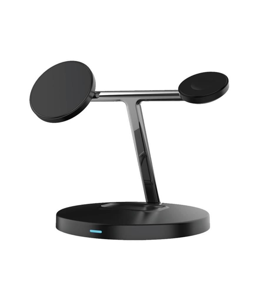 Dexim DCW002 3'ü 1 Arada Katlanabilir MagSafe Uyumlu 15W Hızlı Kablosuz Şarj İstasyonu