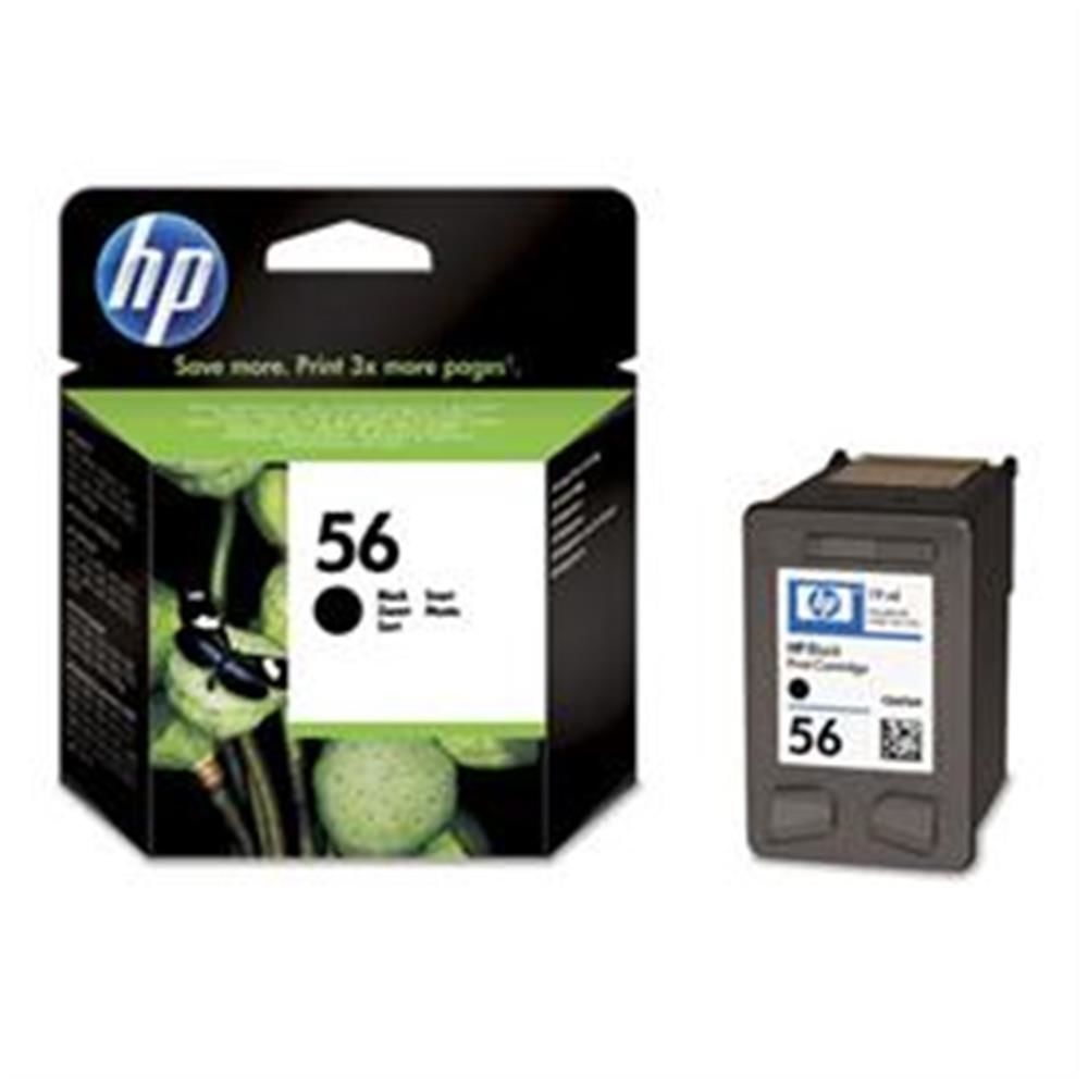 HP 56 Black (Siyah) Orijinal Mürekkep Kartuşu (C6656AE)