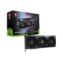 MSI GeForce RTX 4080 SUPER 16G GAMING X SLIM 16 GB GDDR6X 256‑Bit HDMI 2.1a×2 DisplayPort 1.4a×2 Dual‑BIOS 322 mm Slim RGB Ekran Kartı