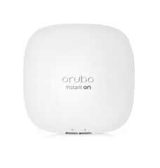 HPE Aruba Instant On AP22 (R4W02A) 2×2 Wi‑Fi 6 Indoor Access Point – 1.2 Gbps Veri Hızı, WPA3, OFDMA, MU‑MIMO, TWT, Smart Mesh, 802.3af PoE, 12 V DC
