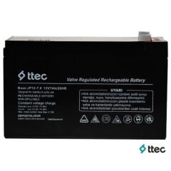 Ttec Base 12V 7Ah Tam Bakımsız Kuru Tip (VRLA) Güvenlik ve UPS Aküsü