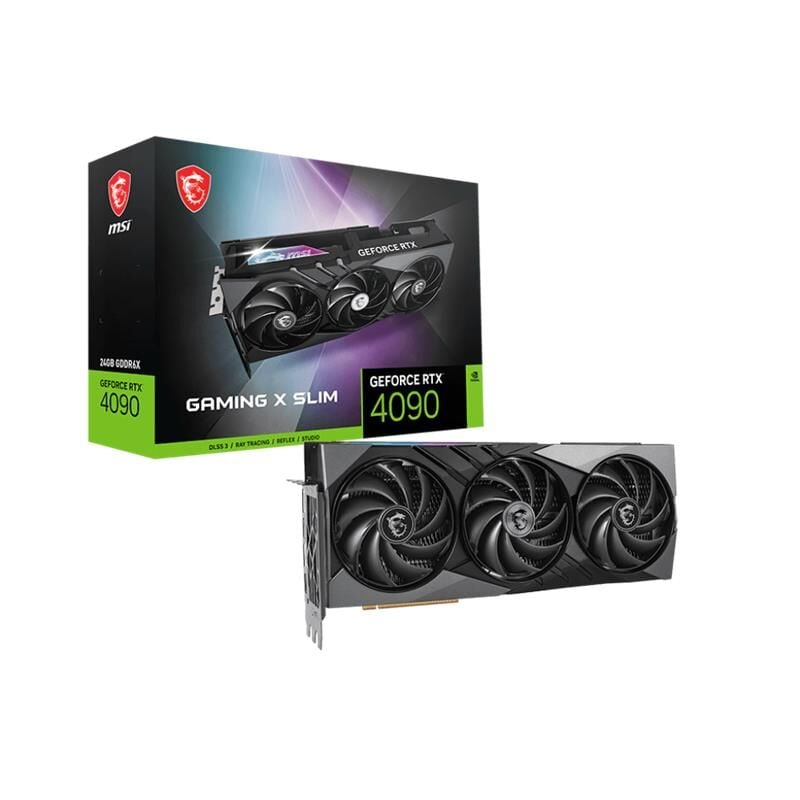 MSI GeForce RTX 4090 Gaming X Slim 24GB GDDR6X 384-Bit 2xHDMI 2xDP Ekran Kartı