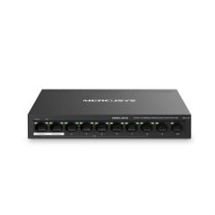 Tp‑Link Mercusys MS110P 10 Port 10/100 Mbps Desktop Switch (8× PoE+ 30 W Port, Toplam 65 W PoE Bütçesi, 2× Uplink Port) Metal Kasa Uzun Menzil (250 m) Isolation Mode