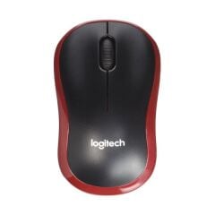 LOGITECH M185 NANO MOUSE KABLOSUZ BLACK/RED 910-002237