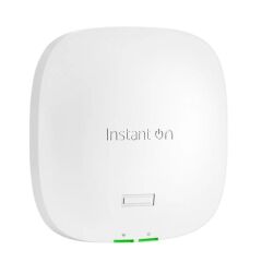 HPE Aruba S1T09A Instant On AP21 (RW) 802.11ax Wi‑Fi 6 Dual‑Radio 2x2 MIMO 1.5 Gbps 50‑User Indoor Ceiling/Wall Access Point
