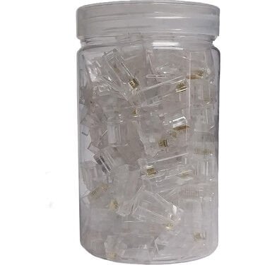 Ezcool EZ-RJ45 Pass-Through Açık Uçlu Yeni Nesil CAT6 Konnektör (100 Adet)